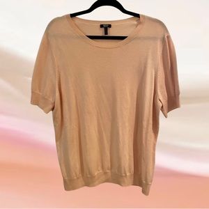 Basler Selection Light Pink Short Sleeve Shirt - Size 46 (XL)